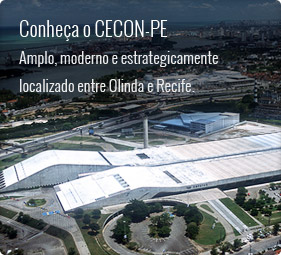 Conheça o CECON-PE: Amplo, moderno e estrategicamente localizado entre Olinda e Recife.